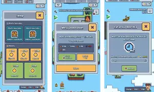 W grze widzisz sklep z ofertami, okno powitalne z zarobkami i opcję oglądania reklam, a także latarnię morską. Możesz tu zarabiać, oglądając reklamy.