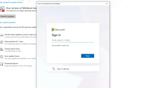 Ekran logowania do aktualizacji Windows 10. Czy wiesz, windows 10 do kiedy wsparcie?