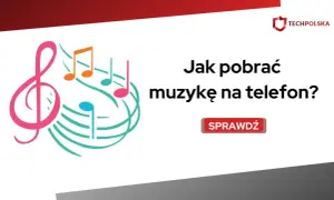 Kolorowe nuty i klucz wiolinowy symbolizują muzykę. Dowiedz się, jak pobrać muzykę na telefon, klikając "Sprawdź".
