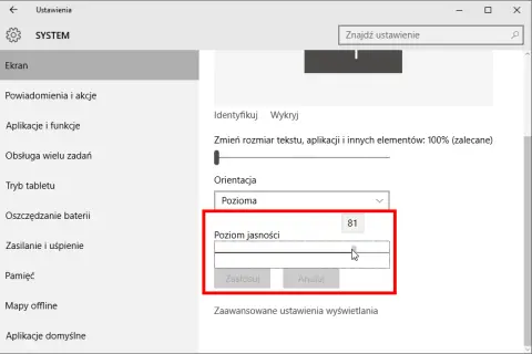 Jak zmienić jasność ekranu w Windows 10 i poprawić komfort pracy