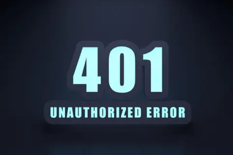 Błąd 401 Unauthorized Error. Nie masz uprawnień do dostępu do tej strony.