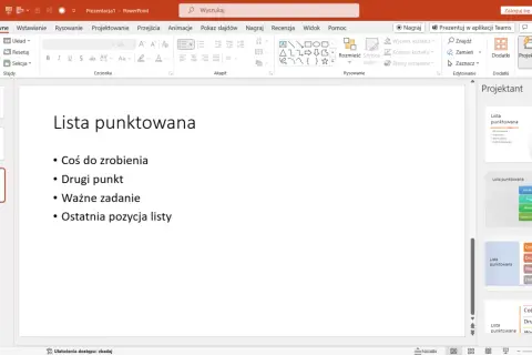 Jak włączyć projektanta w PowerPoint i poprawić swoje prezentacje