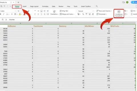 Wybierz opcję formatowanie warunkowe excel, aby wizualnie analizować dane w arkuszu.