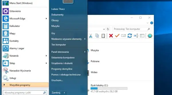 Jak wyłączyć kafelki w Windows 10 i przywrócić klasyczny wygląd