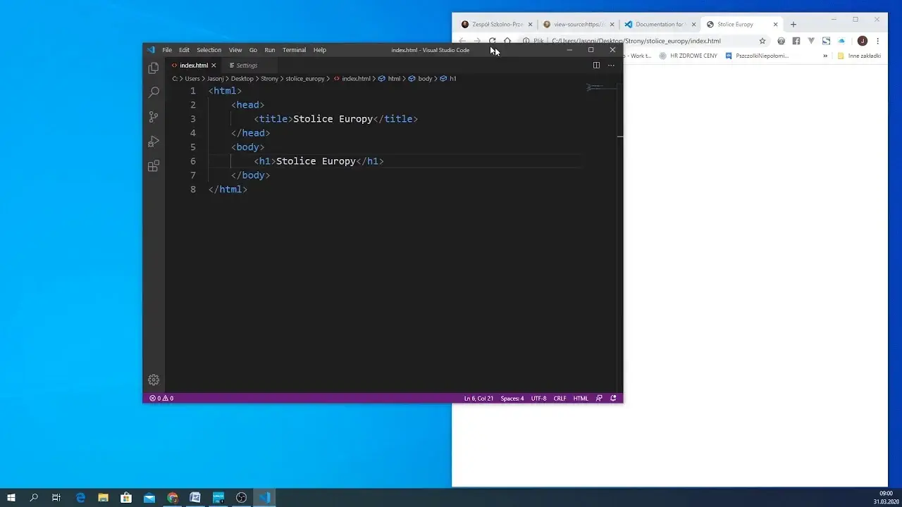 Jak zapisać stronę internetową w HTML i uniknąć problemów z formatowaniem