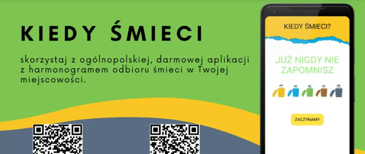 Aplikacja "Kiedy Śmieci?" przypomni o odbiorze odpadów. Nigdy więcej zapomnisz, bo masz harmonogram.
