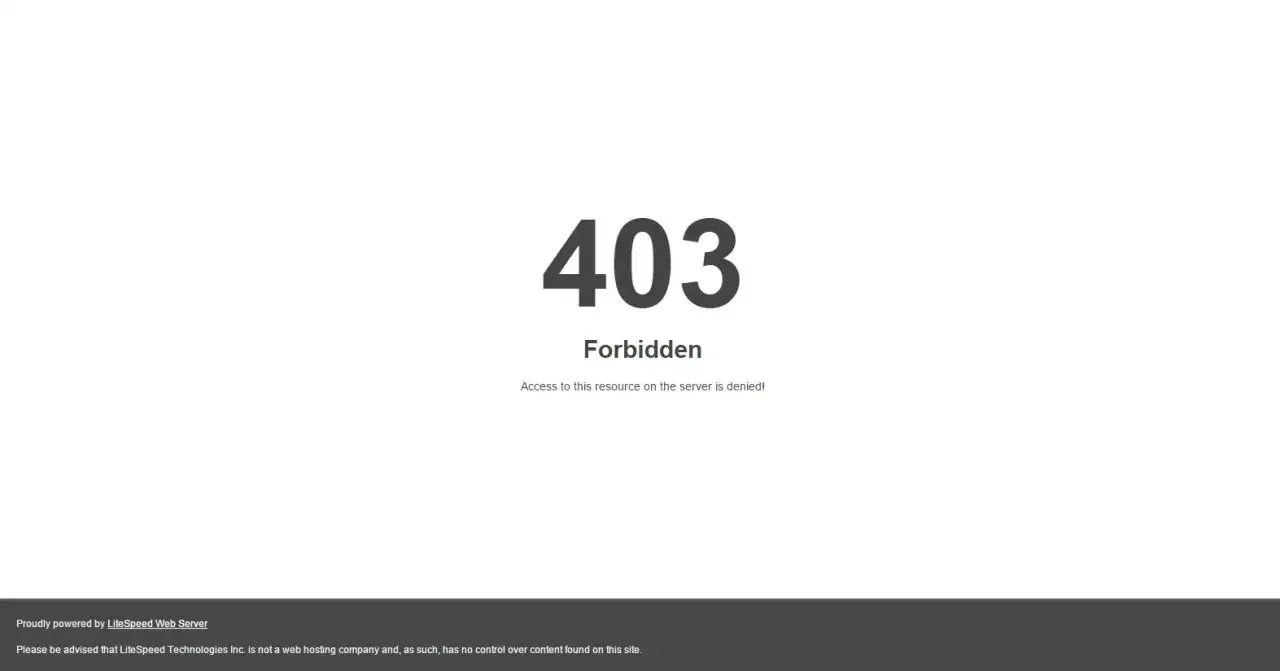 Błąd 403 Forbidden. Dostęp do zasobu na serwerze jest zabroniony.
